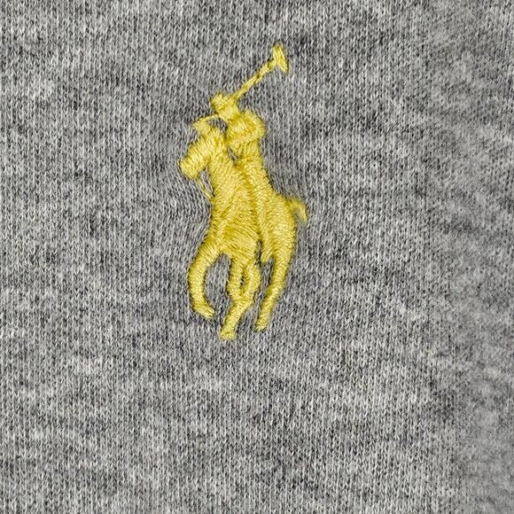 RALPH LAUREN SPORT MEN'S GRAY SLIM FIT 100% COTTON POLO SHIRT - Picture 4 of 10